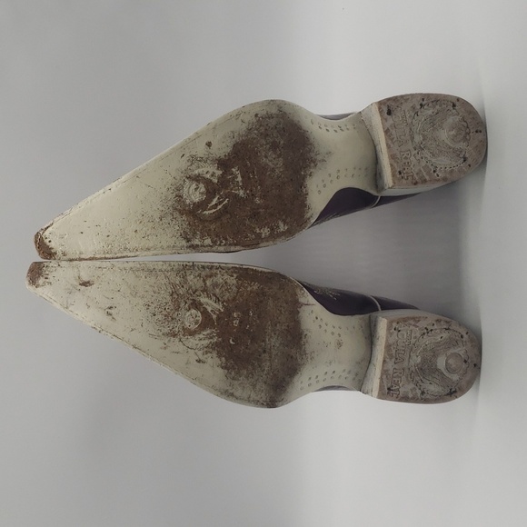 264- Aguila Real Women's Boots Genuine Leather Made In Mexico Size 9 - Picture 4 of 8